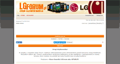 Desktop Screenshot of lgforum.pl